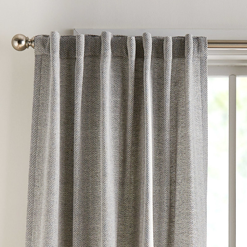 Paire de rideaux Peri Home (ensemble de 2), Gris, l 50 po x L 96 po