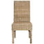 Chaise d'appoint en bois brun Dallon