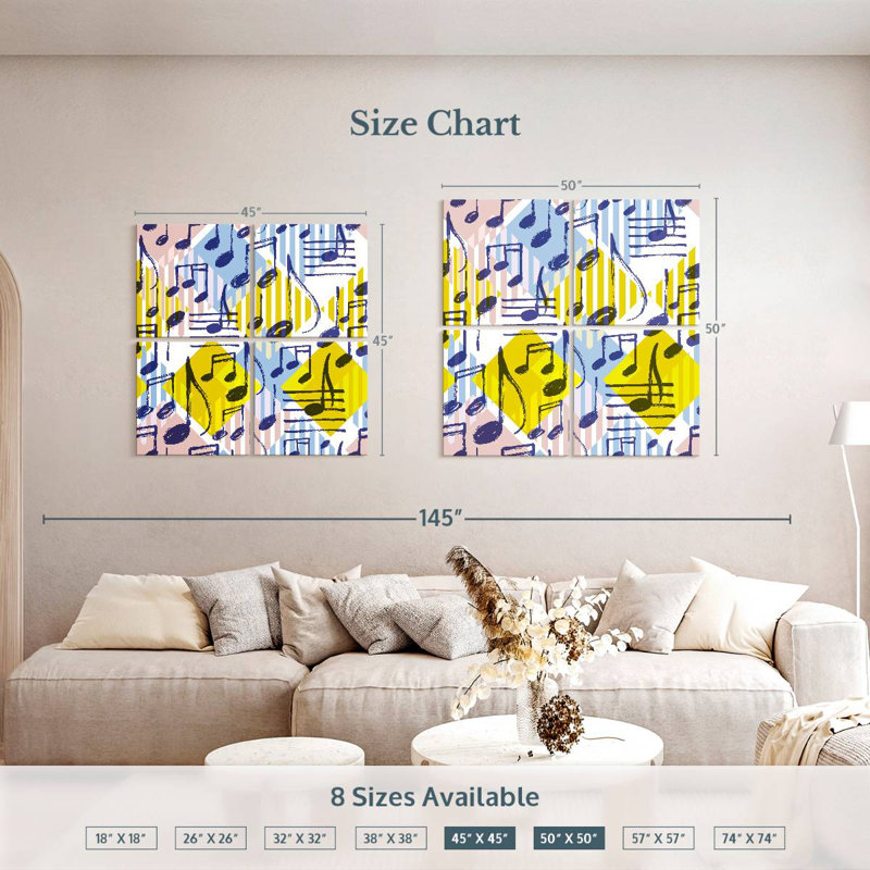 Abarca Geometric Musical Notes