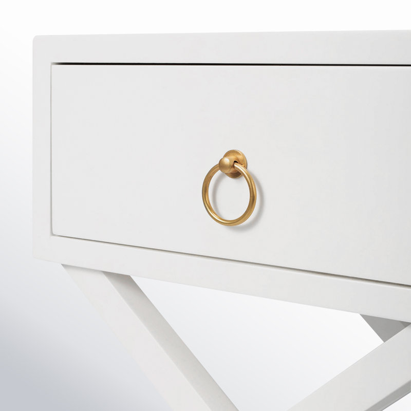 Elin 1 - Drawer Nightstand, White