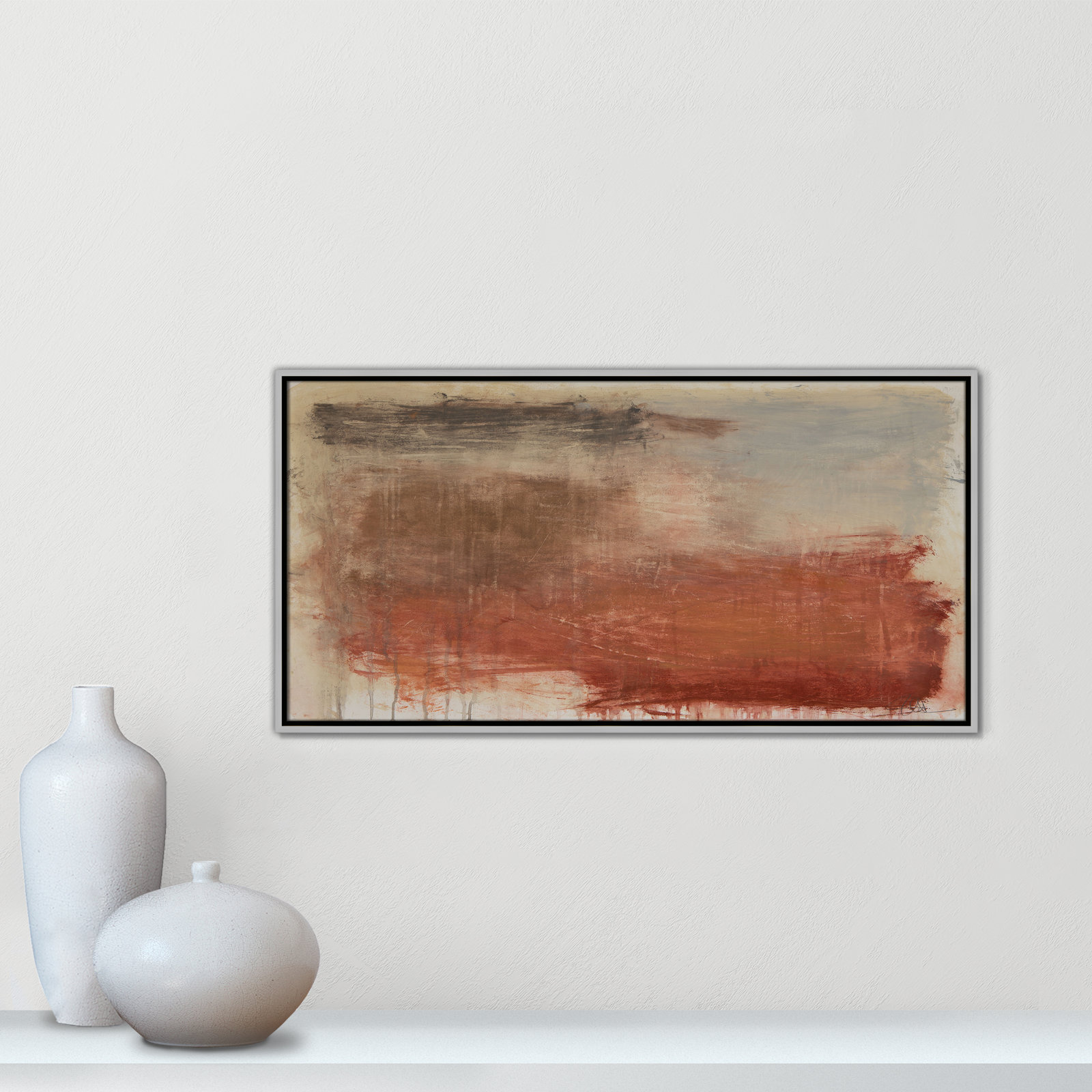 Colin "Autumn Over The Riviera" Print, 19.5" H x 37.5" W, Silver