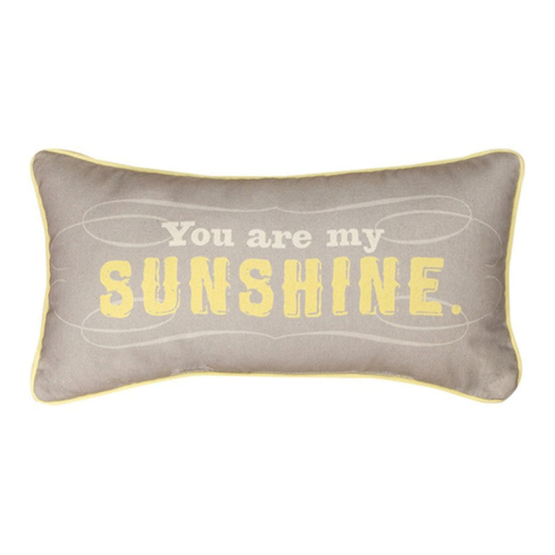 Coussin lombaire manuel 17 po x 9 po You Are My Sunshine
