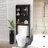 Modern Over The Toilet Space Saver Organization Wood Storage Cabinet For Home, Bathroom-945553580