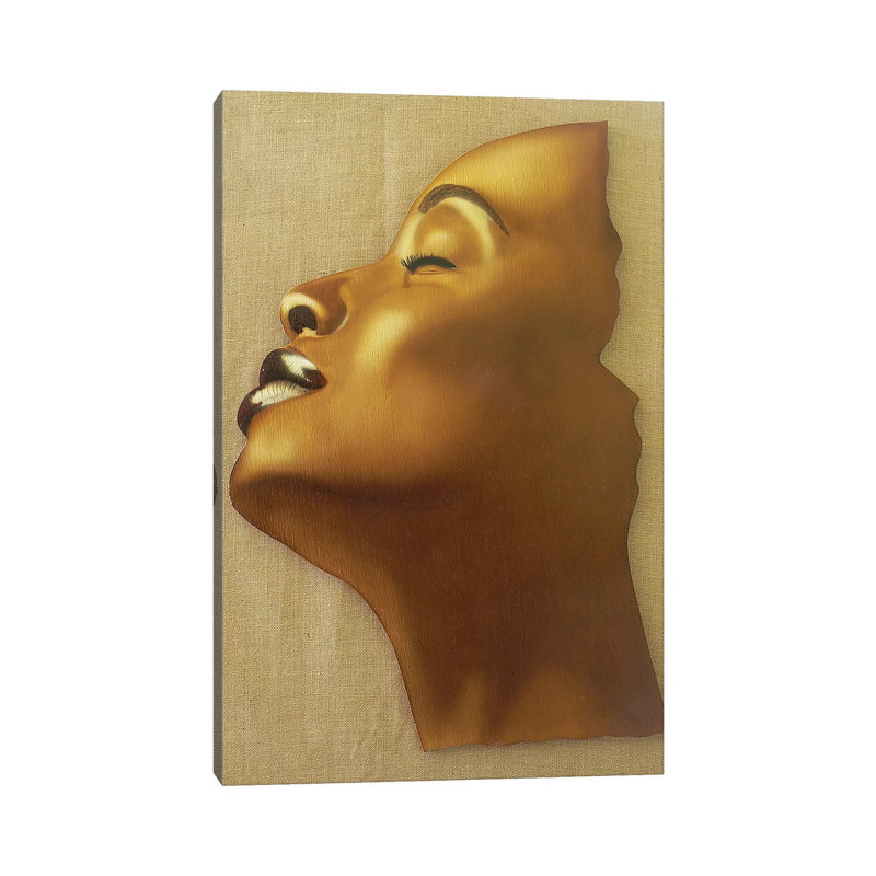 A Subtle Smile by Fred Odle - Wrapped Canvas Painting, 20.32 cm H x 30.48 cm W