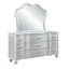 Commode 9 tiroirs Style avec poignées en métal