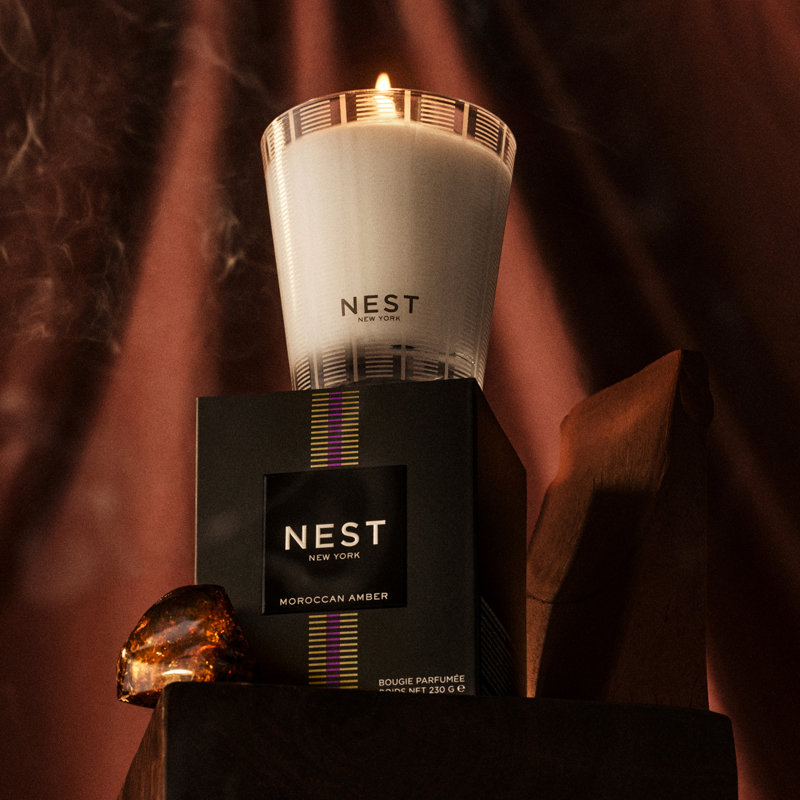 Moroccan Amber 3-Wick Candle, Classic