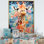 «Pop Art Giraffe Portrait I», reproduction sur toile