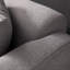 Coussin de canapé standard gris en coton et lin-37848995