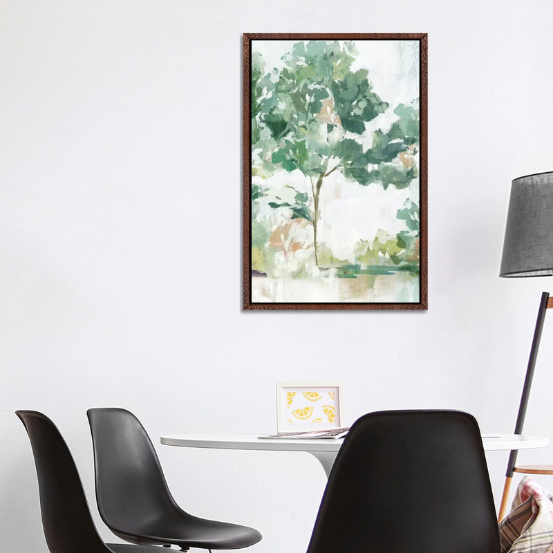 Soundless Beauty I by Isabelle Z - Painting on Canvas, Classic Brown Wood Framed, 101.6 cm H x 66.04 cm W