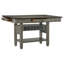 Table de rangement à hauteur de comptoir 1pc avec étagère à vin 4 tiroirs