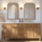Ancalin Solid Wood Arched Wall Mirror-1877692492-1878162617