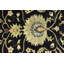 Tapis oriental noir Oushak Chobi-2125919227