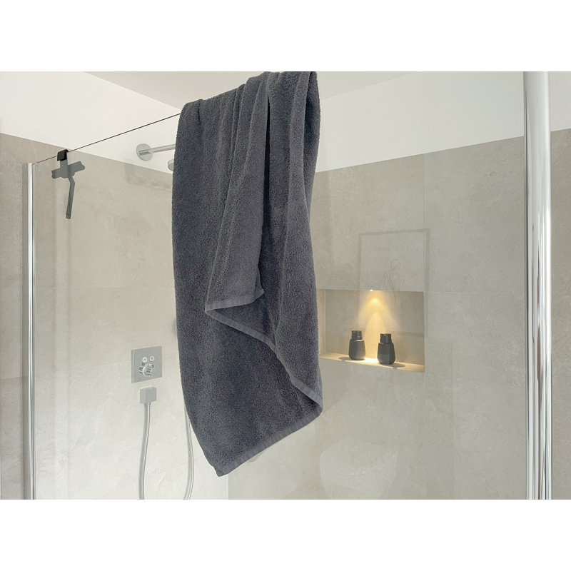 Midweight Bath Towel, Graphite