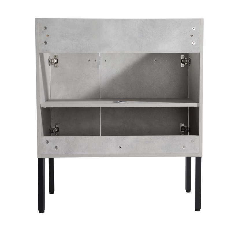Meuble-lavabo avec lavabo, meuble-lavabo autoportant ou flottant, Blanc
