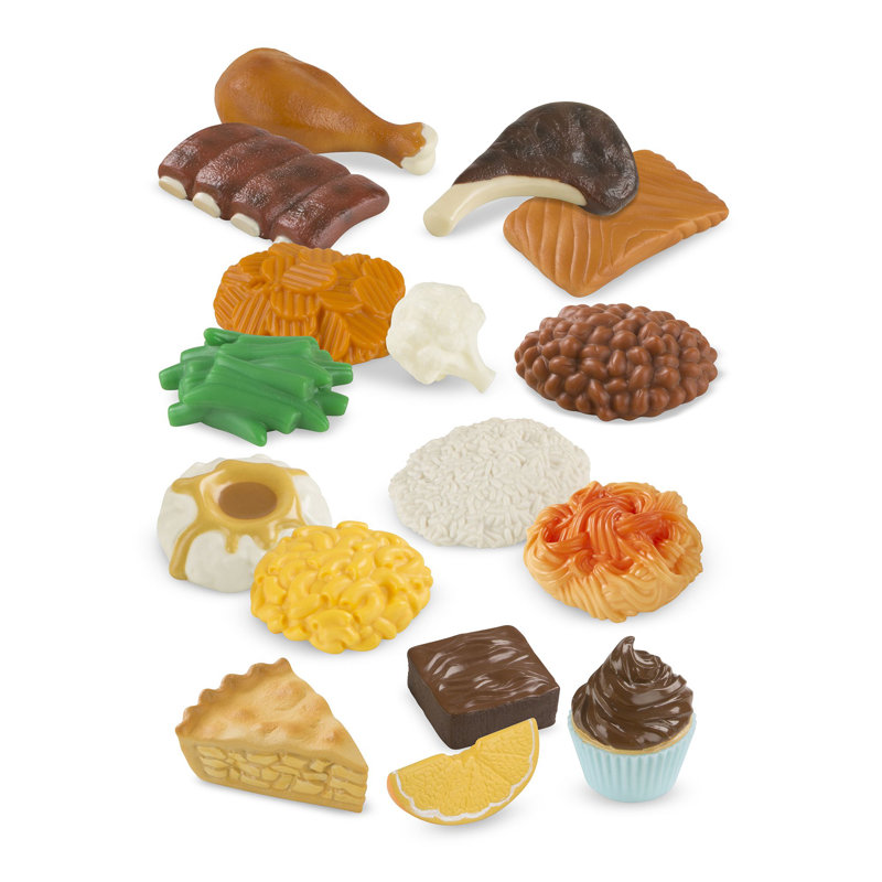 9 Piece Food Fun Combine and Dine Play Set