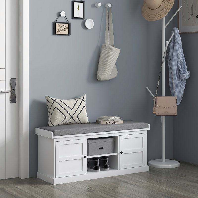 Banc à chaussures avec coussin HOMcom