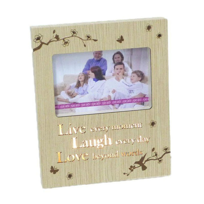 Beige Wood Matte Picture Frame