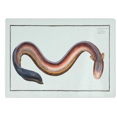 Glass Electric-Eel by M.E. Bloch Chopping Board
