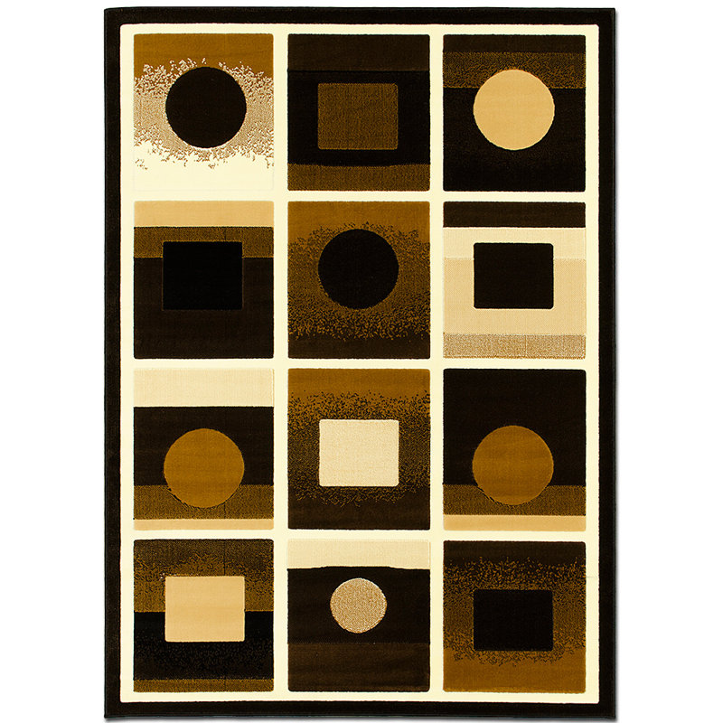 Geometric Indoor Rug, 5'2" x 7'2"