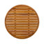Ensemble de causeuse et table basse d'extérieur en bois d'acacia avec corde tissée à la main, finition teck-333299296