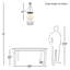 Luminaire sphère suspendu 3 lumières Chachi-86792532