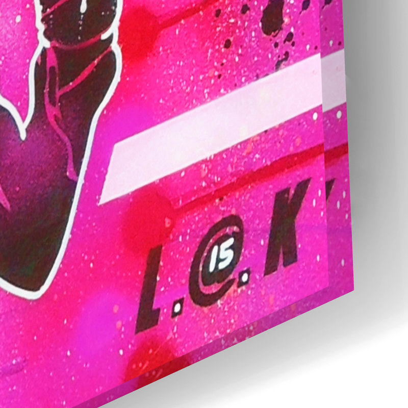 «Boxers Guard Ya Grill» par Abstract Graffiti, H 16 po x l 24 po x P 0,2 po