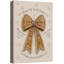 «Gingerbread Bow», art de vacances de Noël, images de cuisine, impression sur toile encadrée-132863911-132863915