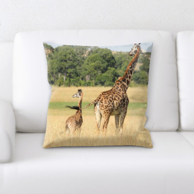 Wooton Giraffe Throw Pillow