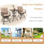 Ensemble bistro pour l'extérieur avec coussins L 24,5 po Silerton-380771625