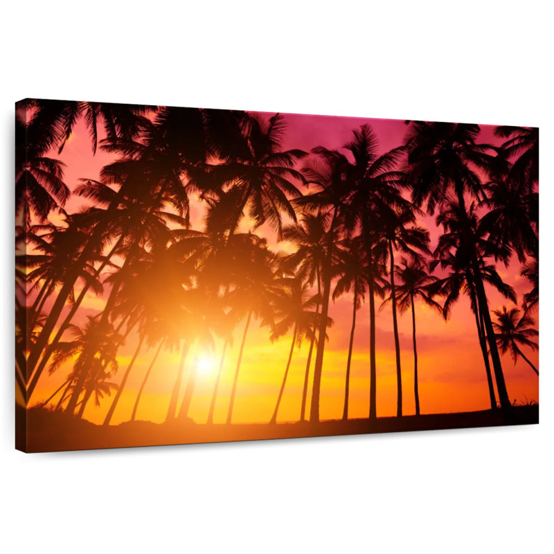 Harnek Palm Trees At Sundown