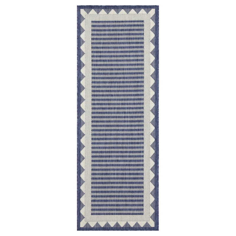 Sunshine Gchar2013 Area Rug Blue - 2 Ft. 7 In. X 3 In., Polypropylene, , Stain , For Indoor & Outdoor Consonance, Pet Serenity,