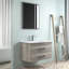 Meuble-lavabo mural 32 po avec deux tiroirs, un lavabo en céramique à système de fermeture en douceur, créant un espace de salle de bain moderne et minimaliste, pour la salle de bain-125514739-125514737