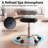 3-Motor Electric Massage Table with Stool, Remote & Foot Control, Adjustable Height, Backrest & Leg Rest, Dual-Layer Cushion, LED Buttons-118353731