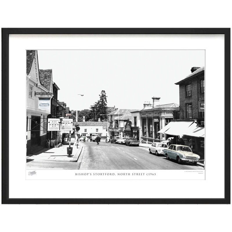 Bishop's Stortford, North Street C1965 by Francis Frith - Single Picture Frame Print, 45cm H x 60cm W x 2.3cm D