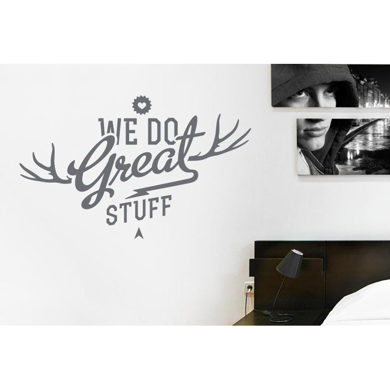 Wall Decal, Medium, Grey