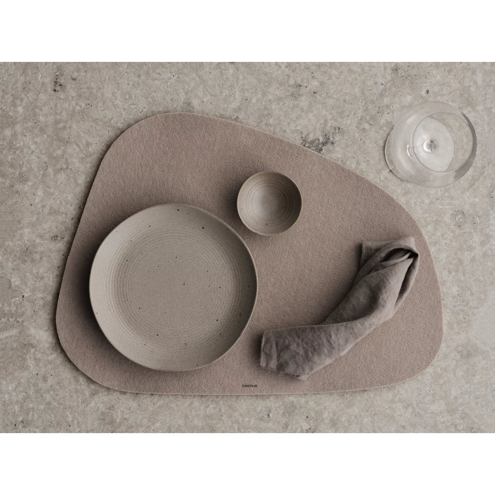 Mio LINEO 4 Piece Linen Napkin Set, Fungi