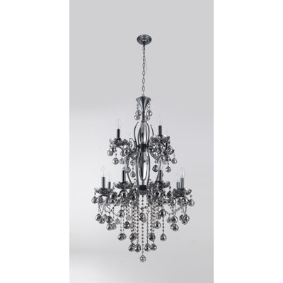 Karine 12 - Light Dimmable Empire Chandelier