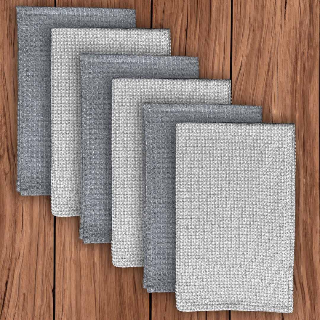 Cotton Dish Cloth Kitchen Towel (Set of 6) Chardin Home 