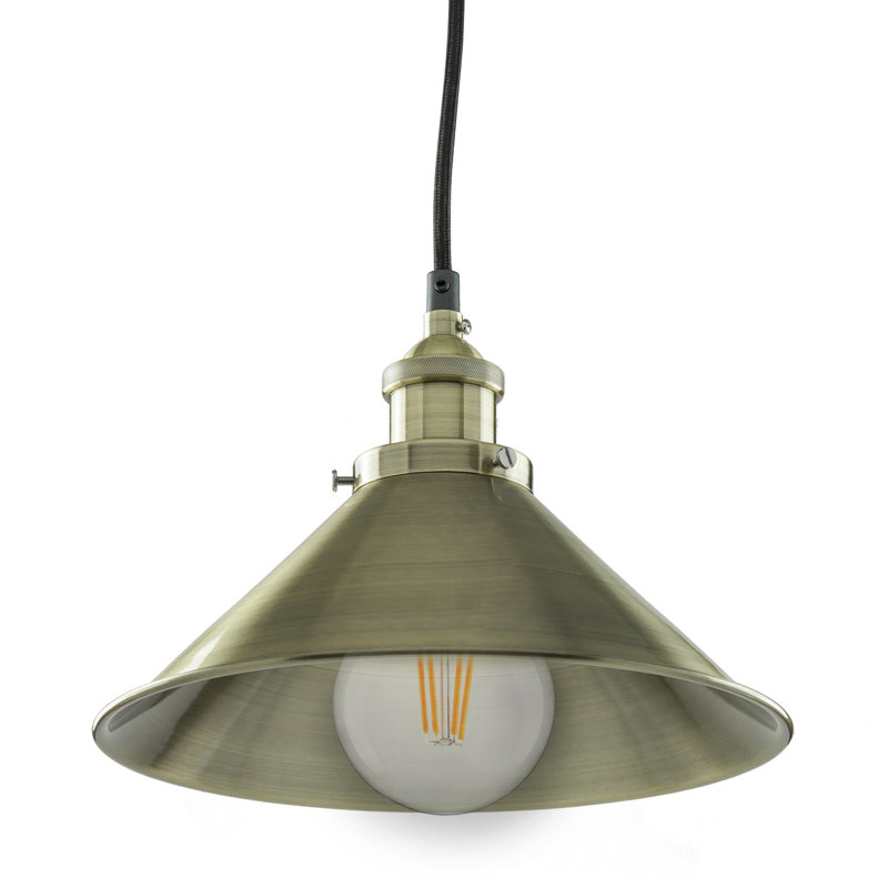 Vara 1 - Light Brass Single Pendant