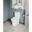 1.1/1.6 GPF Elongated Comfort Height Floor Mounted One-Piece Toilet