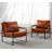Eisenman 27.09'' W Leather Upholstered Accent Armchair-162999970