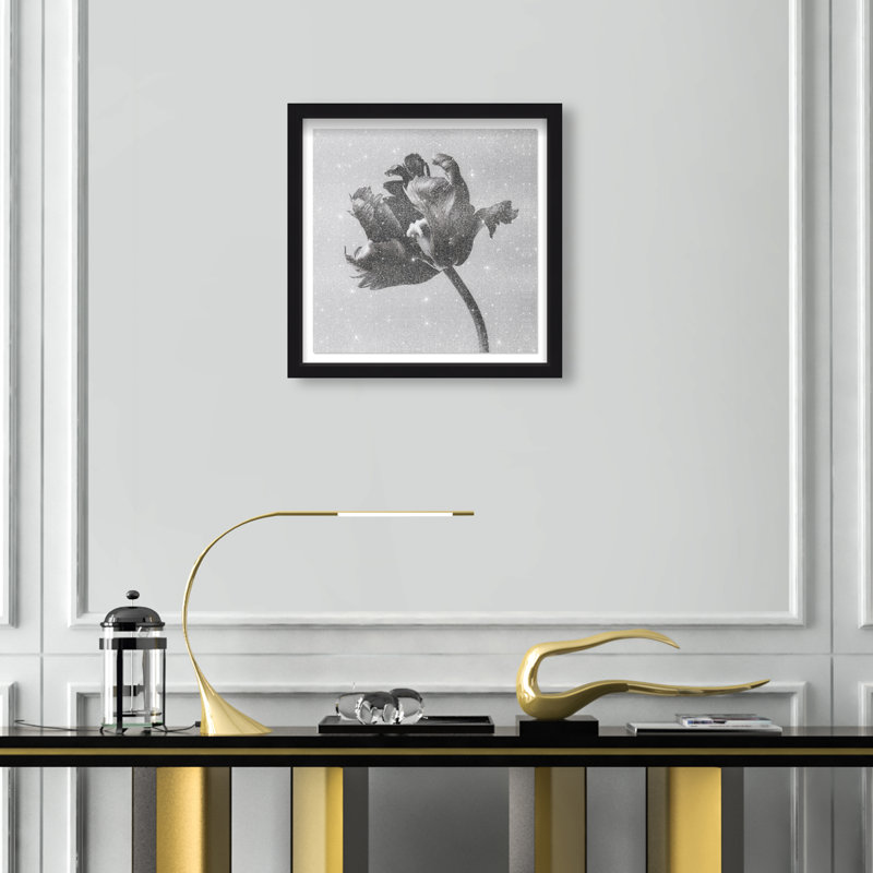 Tidal Wilt I Print by Oliver Gal, 17.5"H x 17.5"W, Black Shadowbox