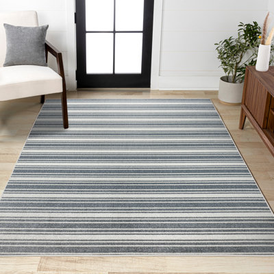 Tapis crème / gris foncé Raygoza