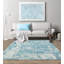 Flippen Soft Shiny Blue Area Rug-2123169607