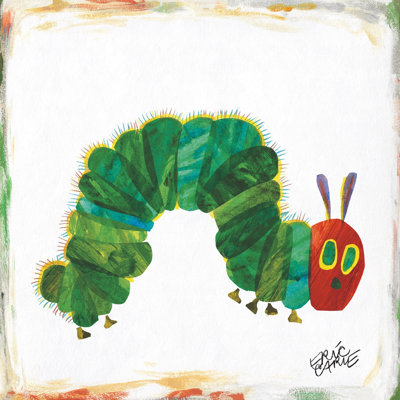 Caterpillar Crawl II Print on Wrapped Canvas