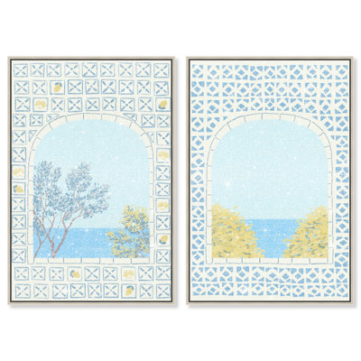 Mediterranean Window Set Set by Oliver Gal