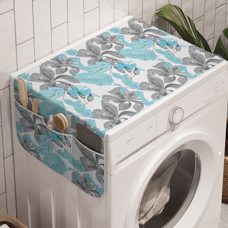 Multicolore East Urban Home gris bleu machine à laver en paquet de 2 47 po x 18,5 po