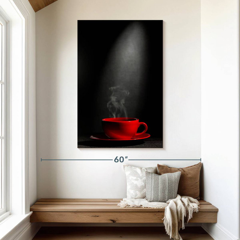 Yarlin Steaming Coffee Cup, 30" H x 20" W