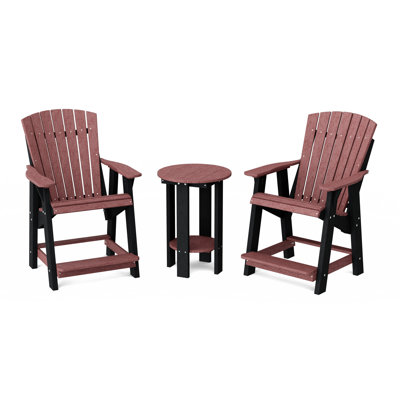 Chaises hautes Adirondack avec table Heritage