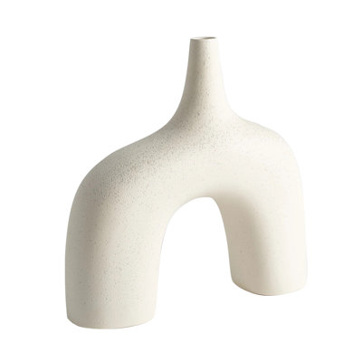 Stretch Vase-Cream Stone-Lg
